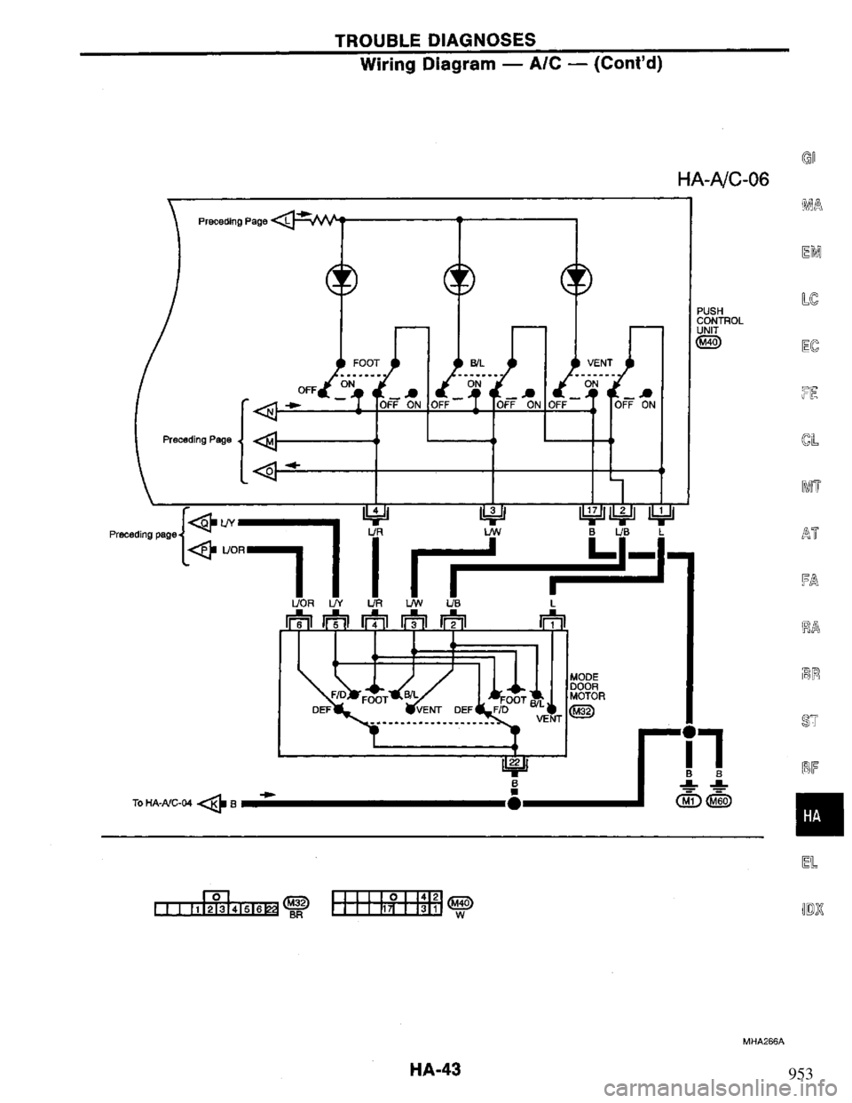 NISSAN PRIMERA 1995  Service Repair Manual 953 