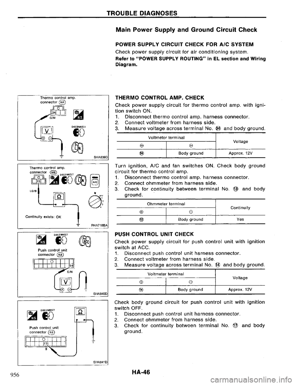 NISSAN PRIMERA 1995  Service Repair Manual 956 