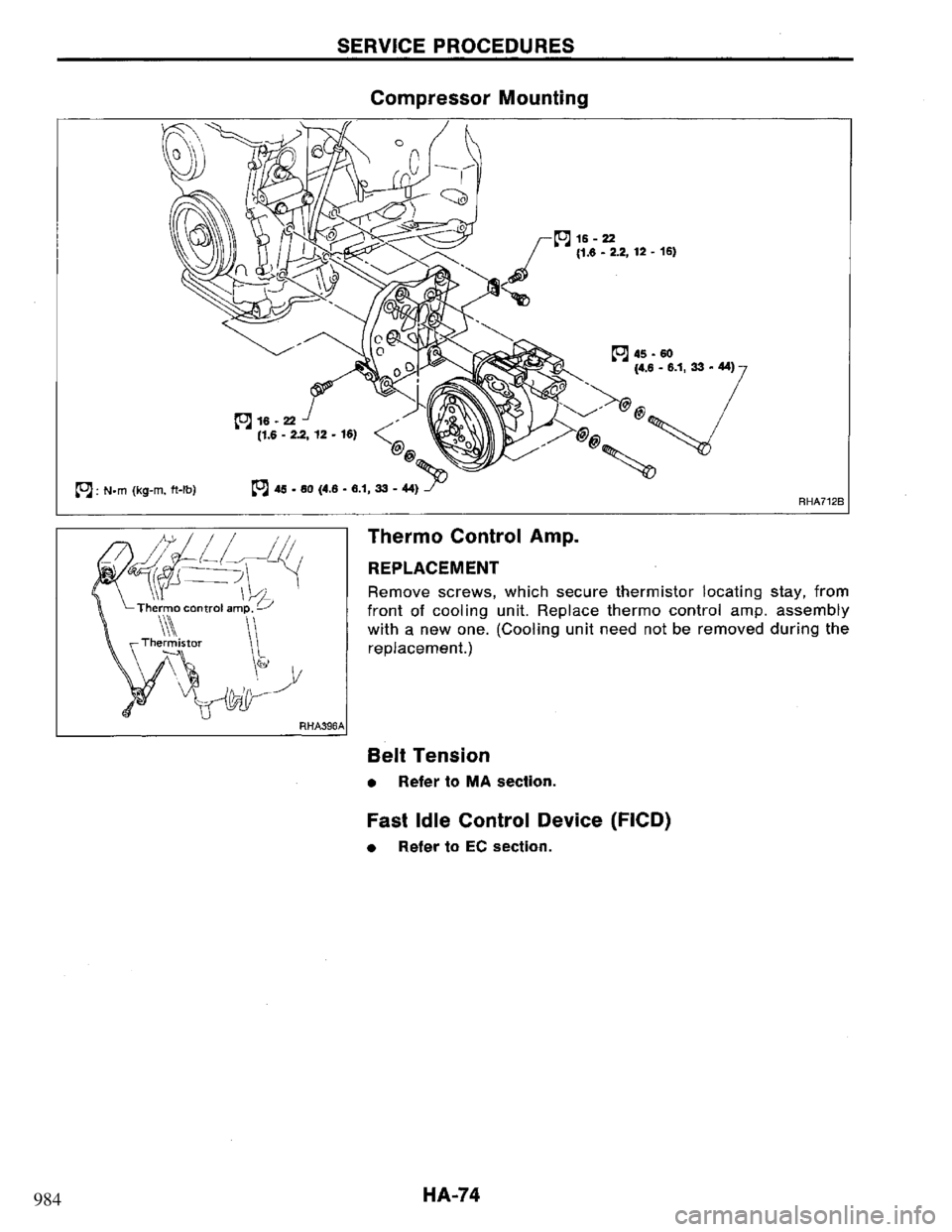 NISSAN PRIMERA 1995  Service Repair Manual 984 