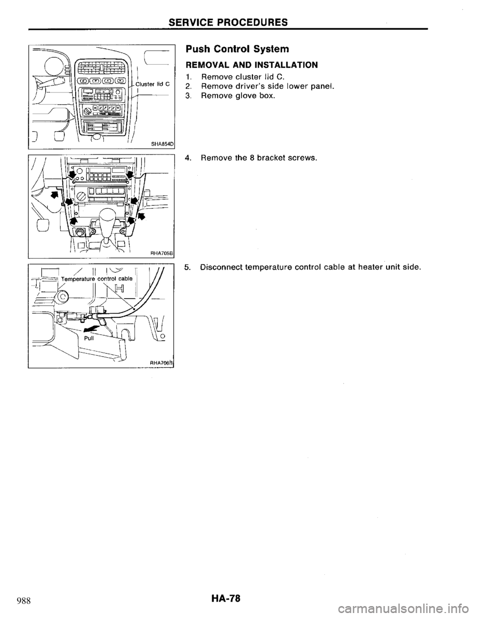 NISSAN PRIMERA 1995  Service Repair Manual 988 