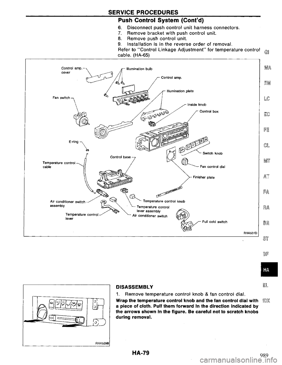 NISSAN PRIMERA 1995  Service Repair Manual 989 