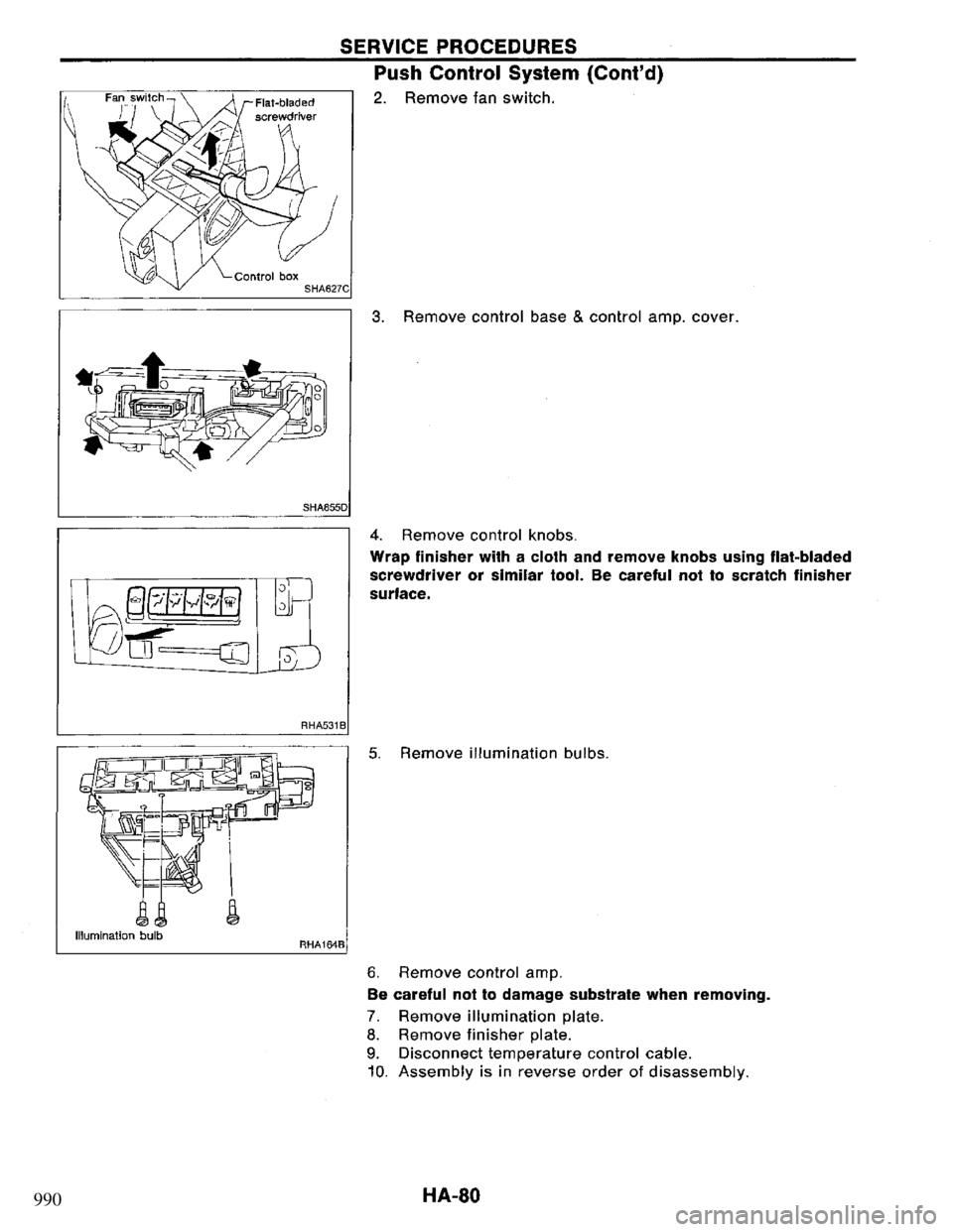 NISSAN PRIMERA 1995  Service Repair Manual 990 