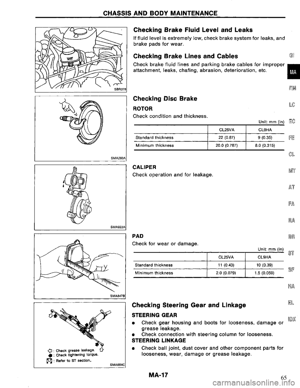 NISSAN PRIMERA 1995  Service Repair Manual 65 