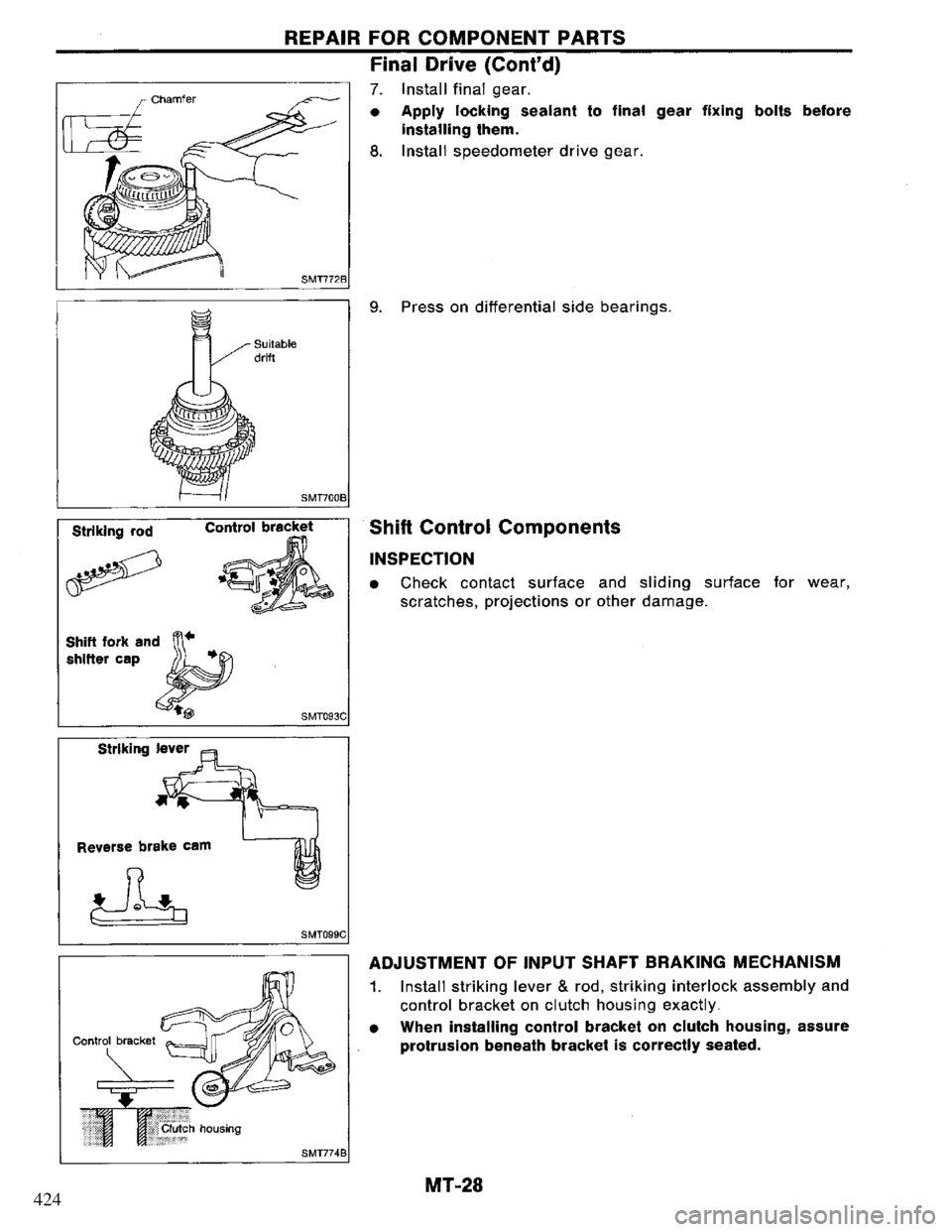 NISSAN PRIMERA 1995  Service Repair Manual 424 