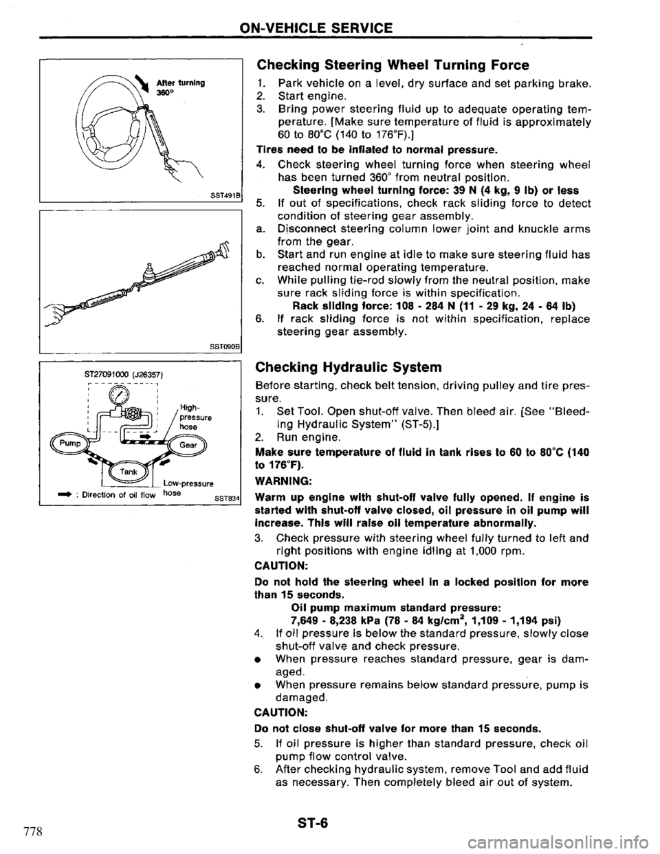 NISSAN PRIMERA 1995  Service Repair Manual 778 