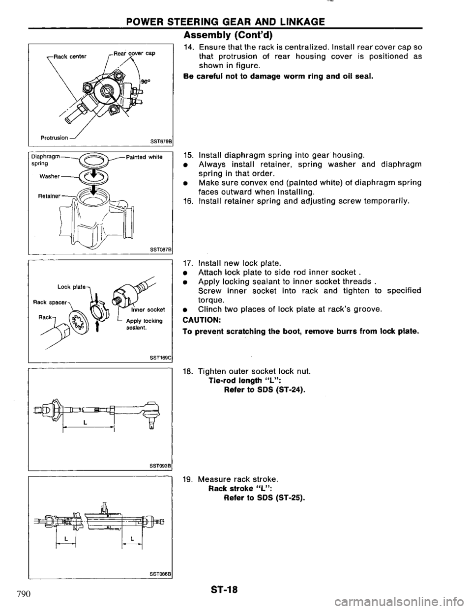 NISSAN PRIMERA 1995  Service Repair Manual 790 