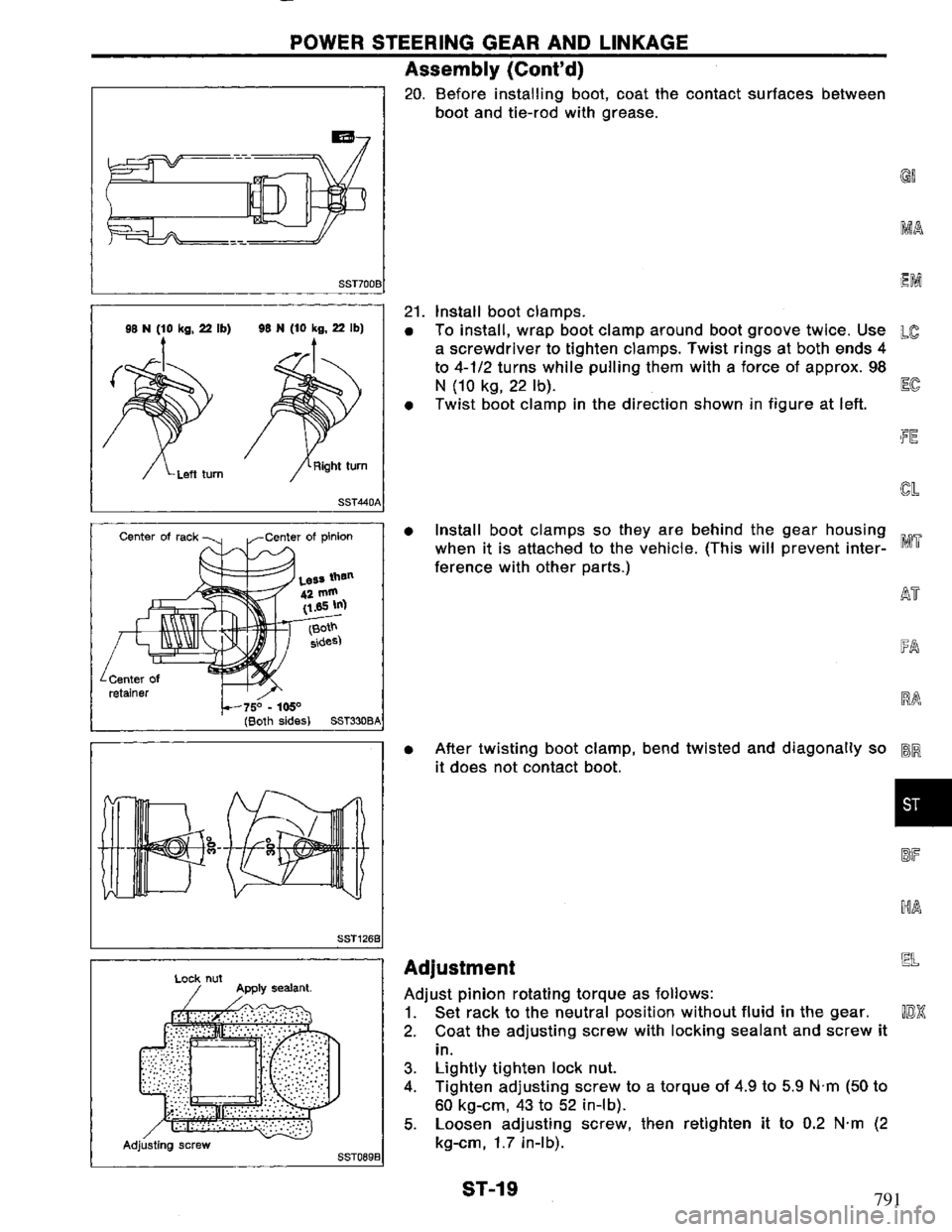 NISSAN PRIMERA 1995  Service Repair Manual 791 