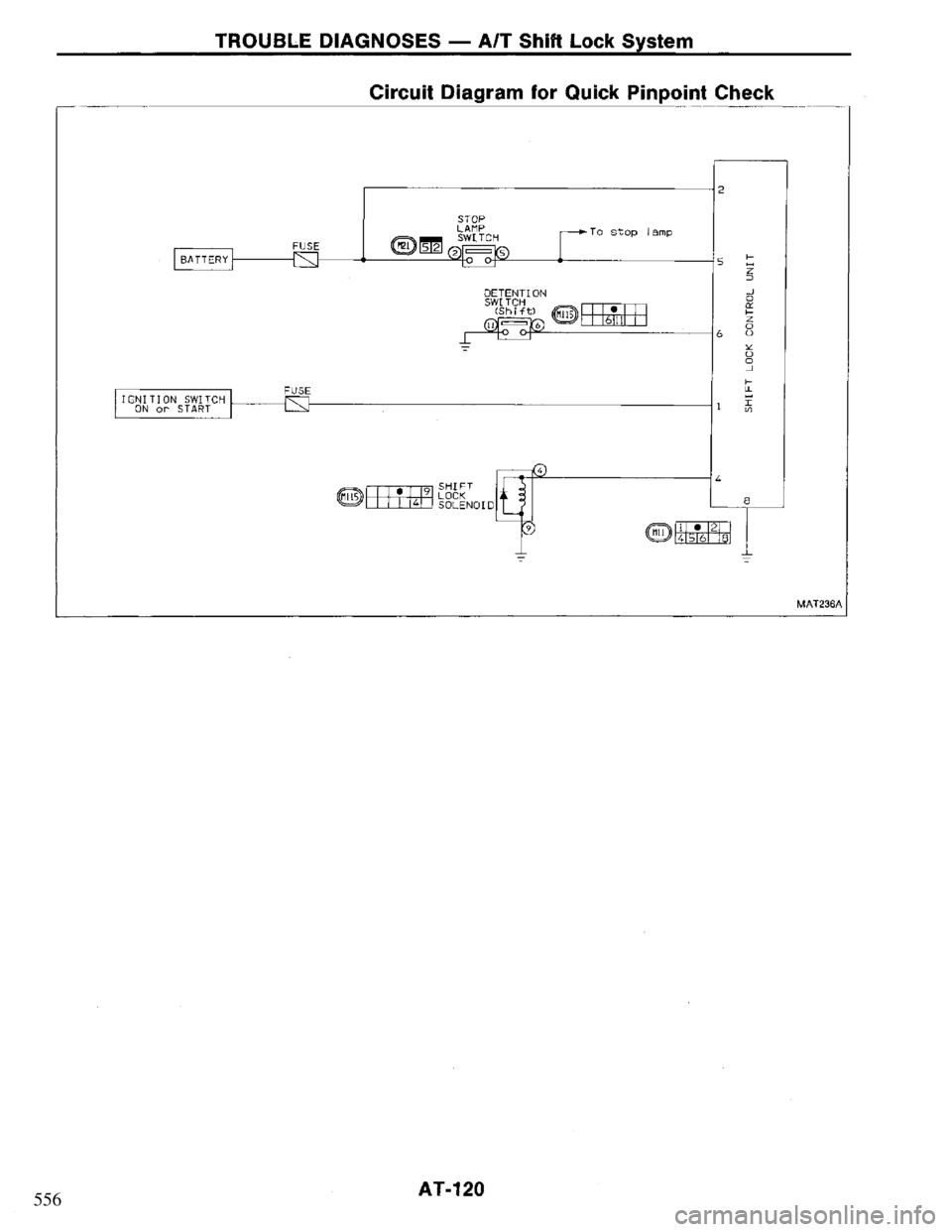 NISSAN PRIMERA 1995  Service Repair Manual 556 