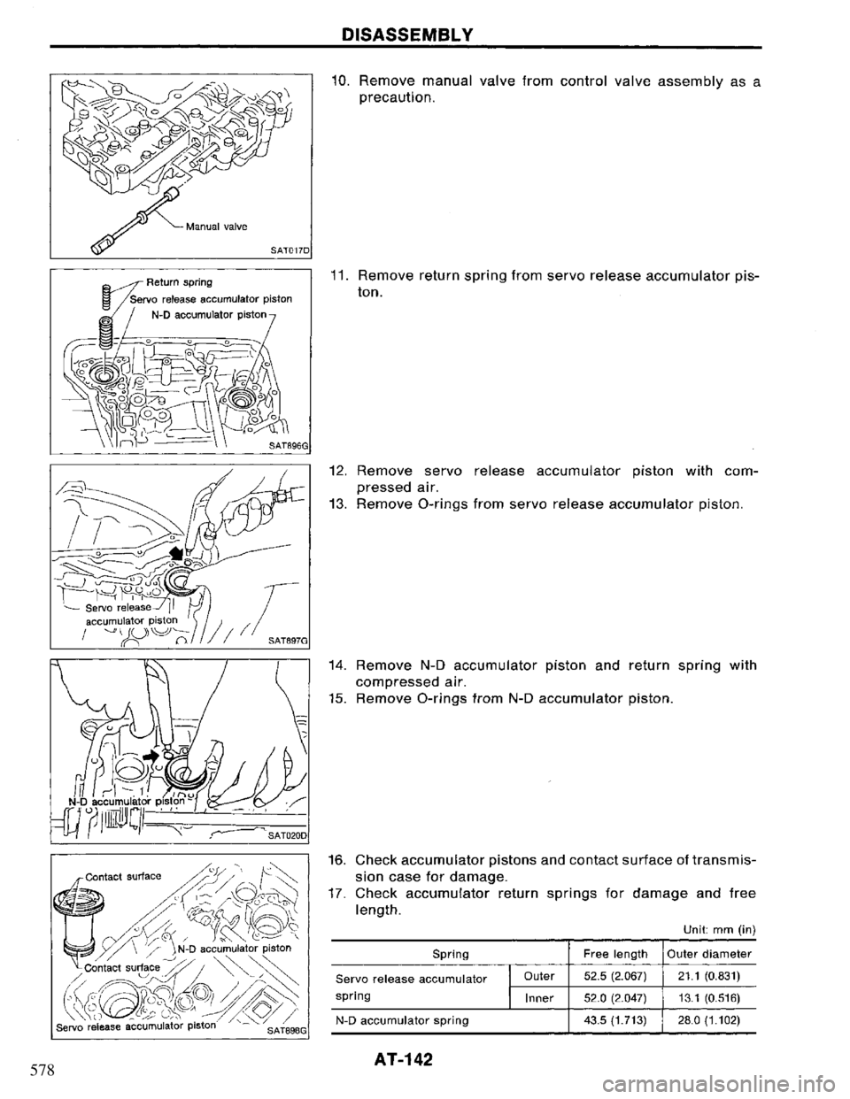 NISSAN PRIMERA 1995  Service Repair Manual 578 