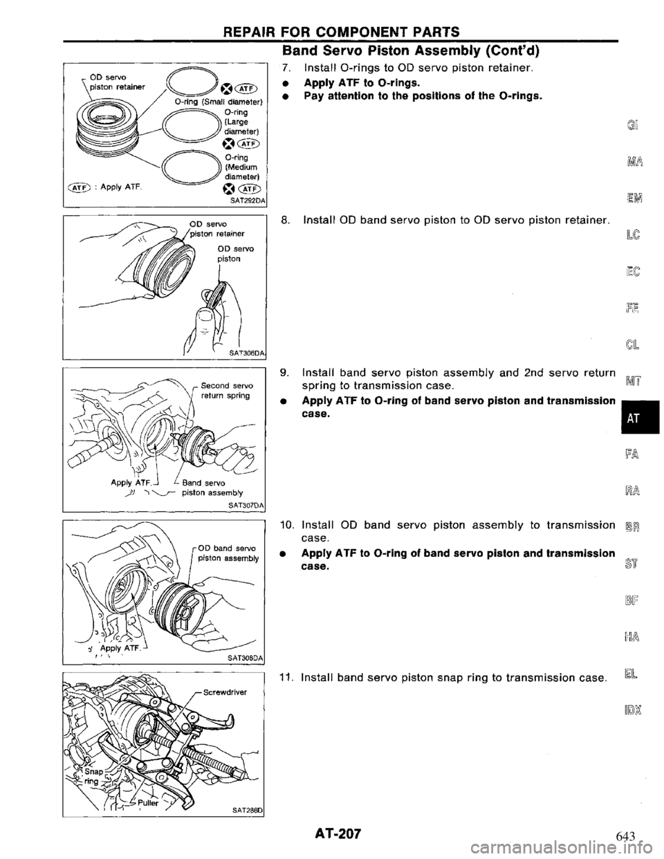 NISSAN PRIMERA 1995  Service Repair Manual 643 