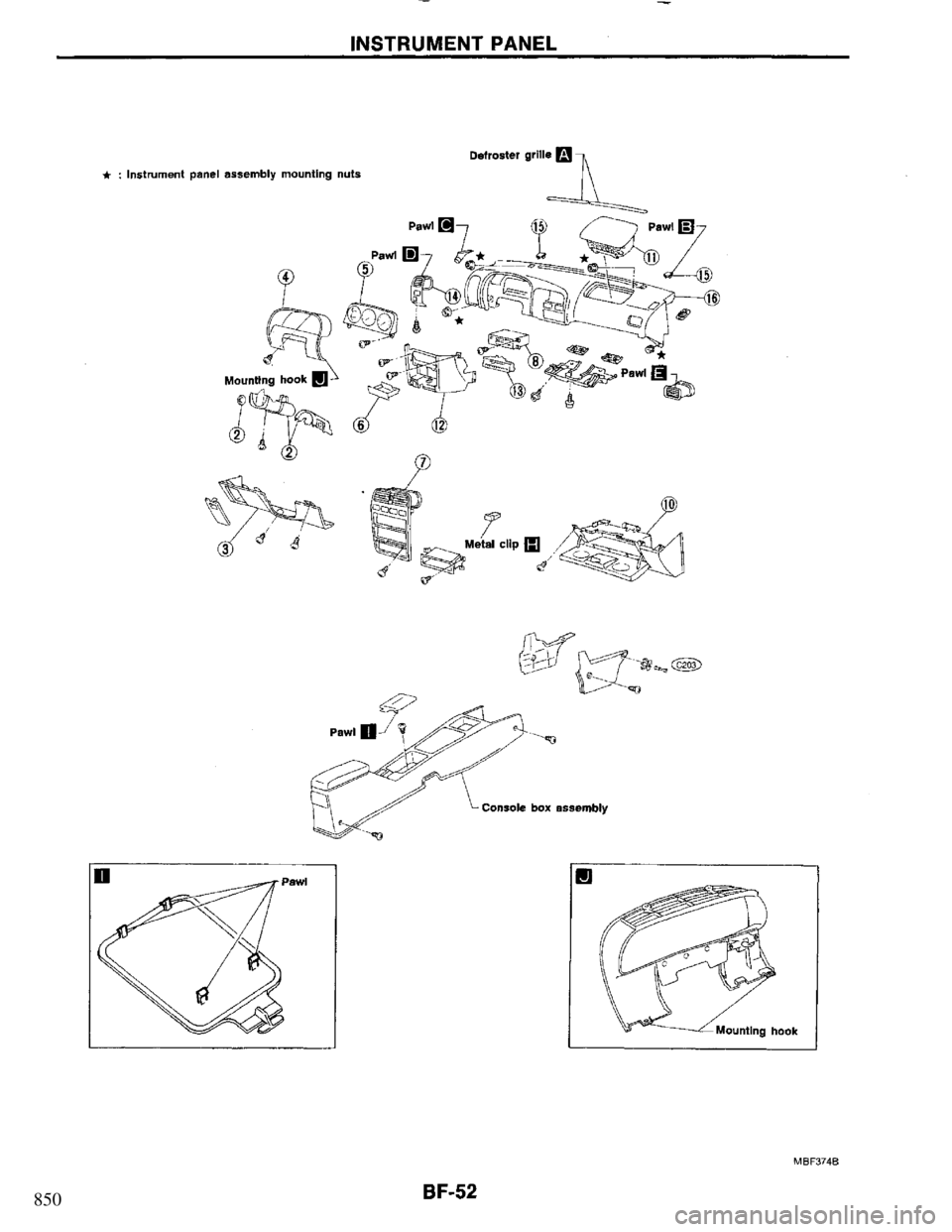 NISSAN PRIMERA 1995  Service Repair Manual 850 