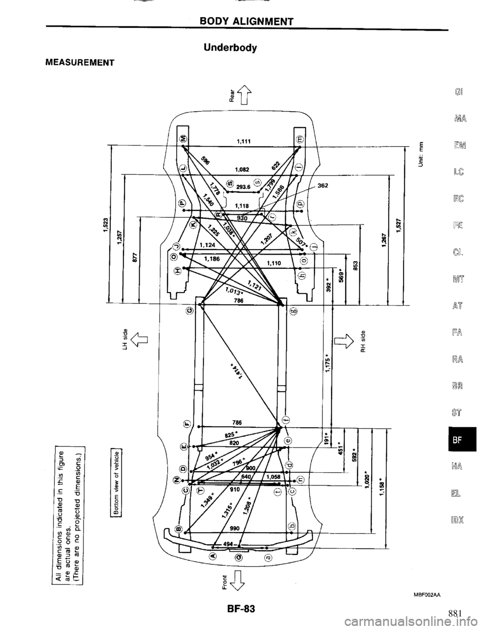 NISSAN PRIMERA 1995  Service Repair Manual 881 