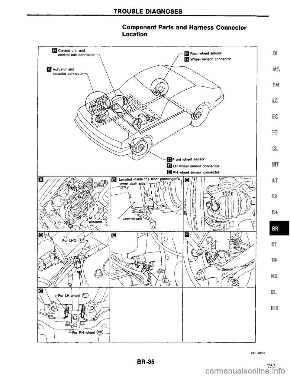 NISSAN PRIMERA 1995  Service Repair Manual 753 