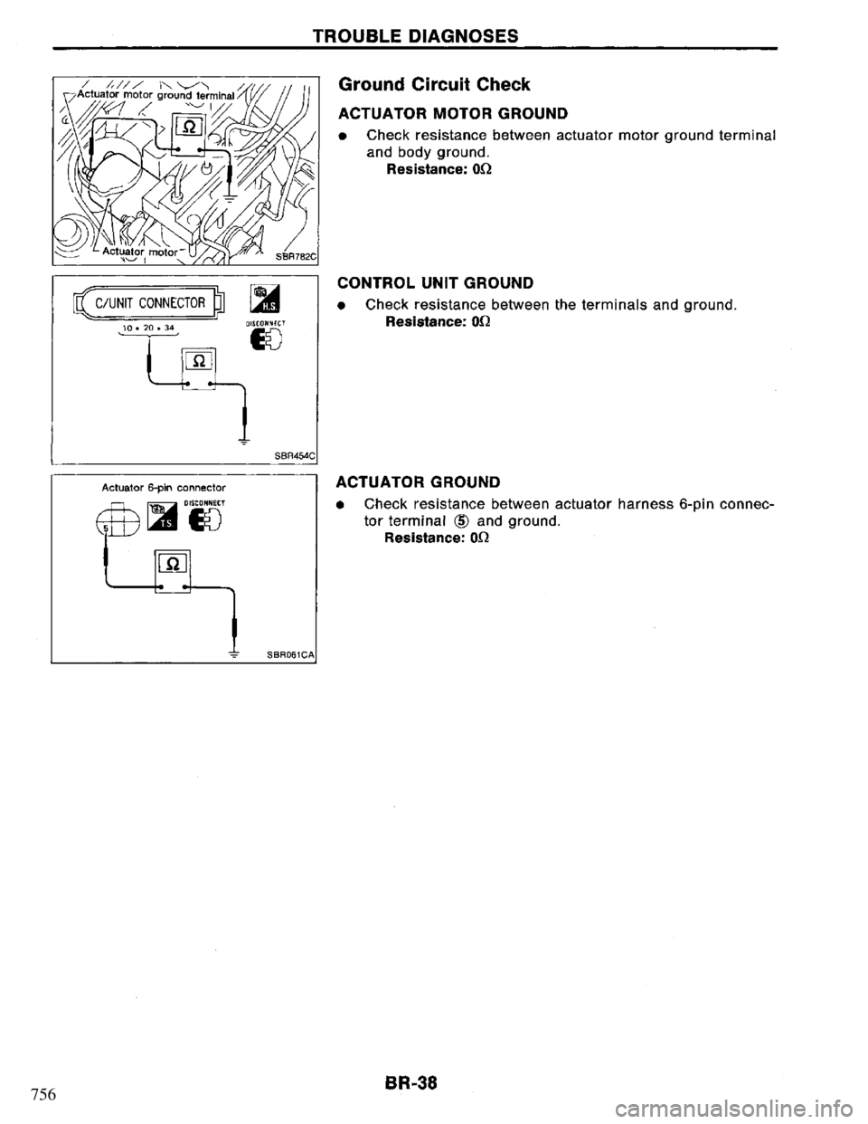 NISSAN PRIMERA 1995  Service Repair Manual 756 
