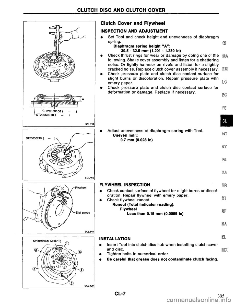 NISSAN PRIMERA 1995  Service Repair Manual 395 