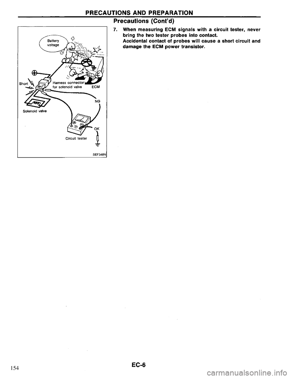 NISSAN PRIMERA 1995  Service Repair Manual 154 