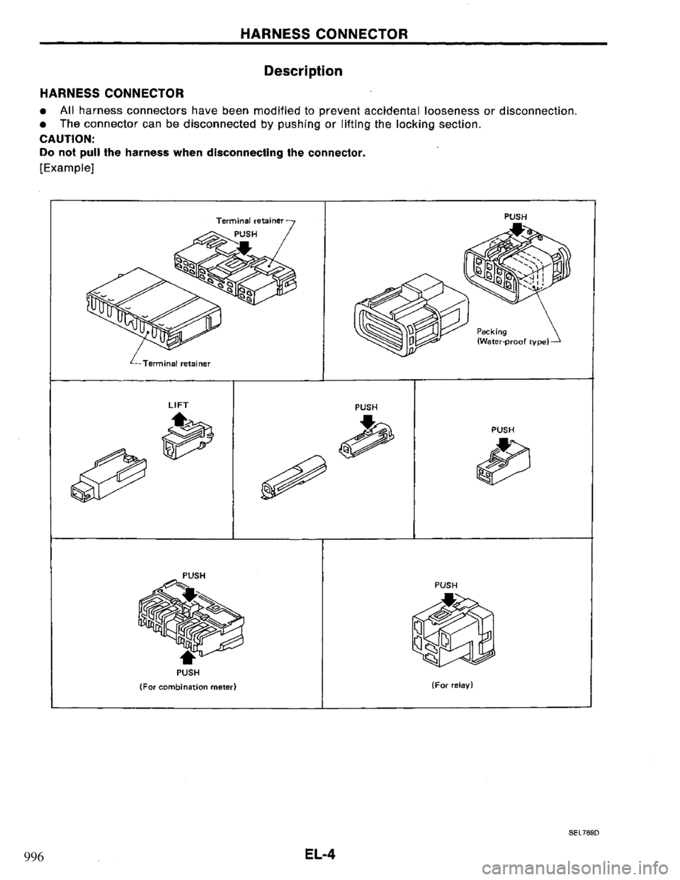 NISSAN PRIMERA 1995  Service Repair Manual 996 