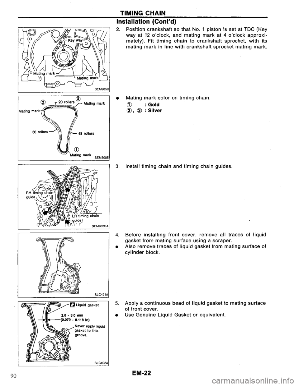 NISSAN PRIMERA 1995  Service Repair Manual 90 