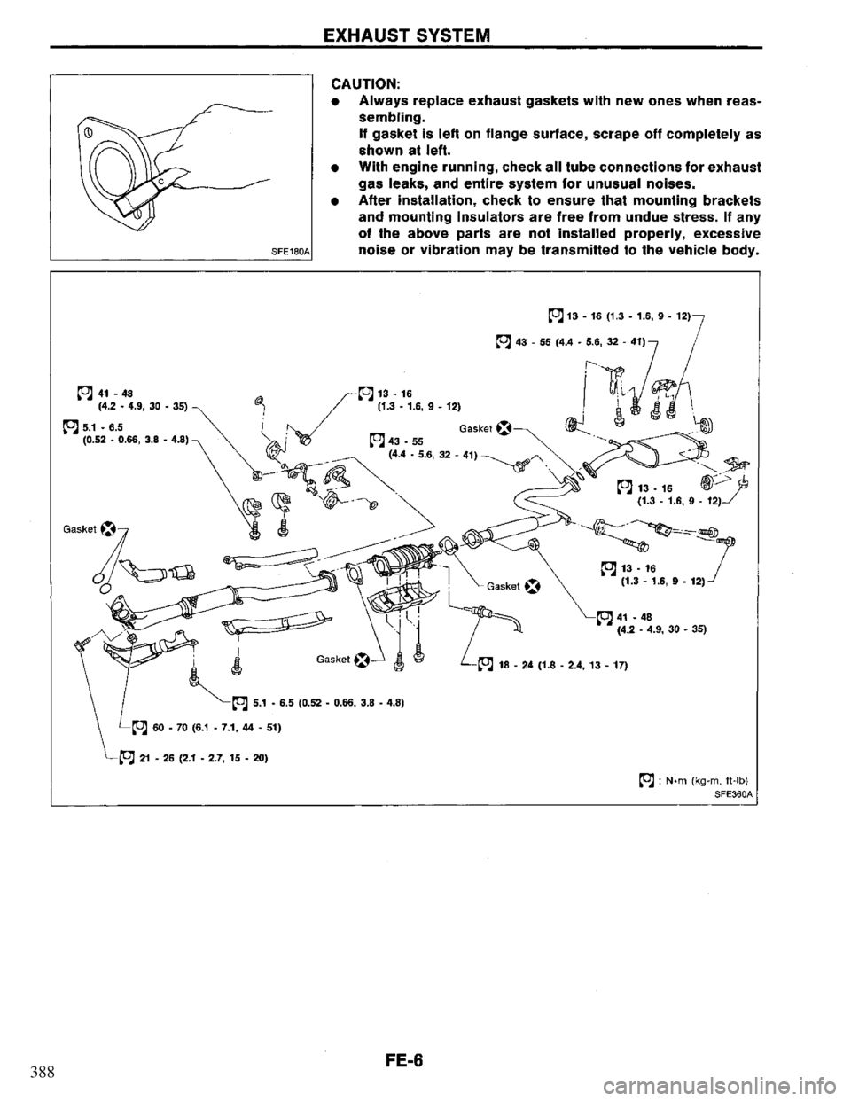 NISSAN PRIMERA 1995  Service Repair Manual 388 