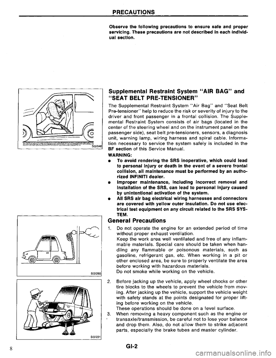NISSAN PRIMERA 1995  Service Repair Manual 8 