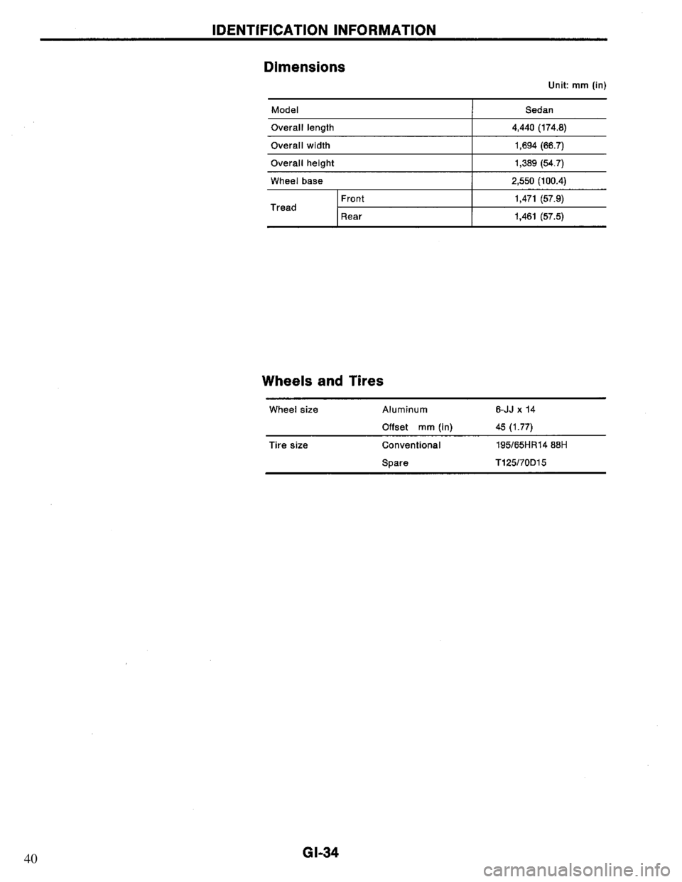 NISSAN PRIMERA 1995  Service Repair Manual 40 