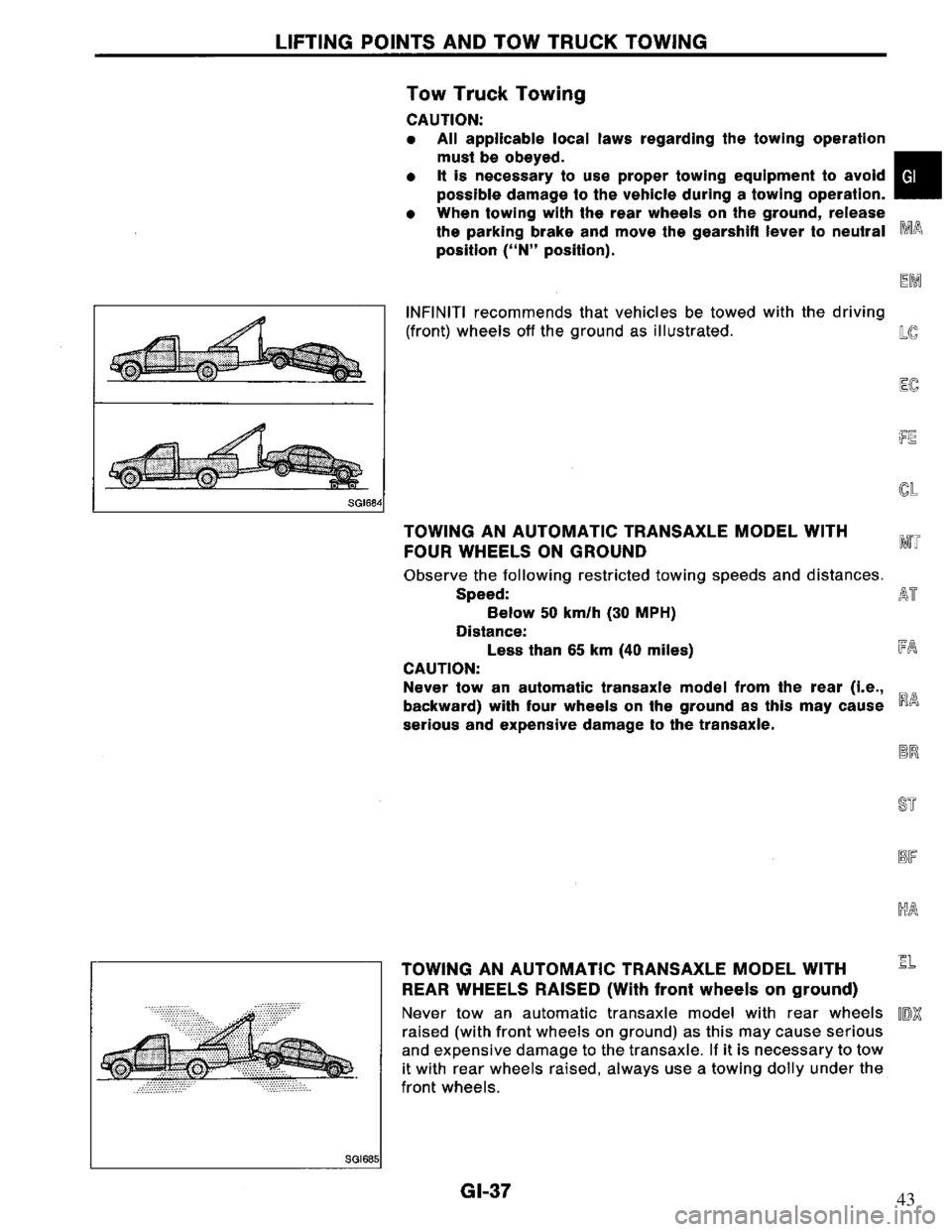 NISSAN PRIMERA 1995  Service Repair Manual 43 