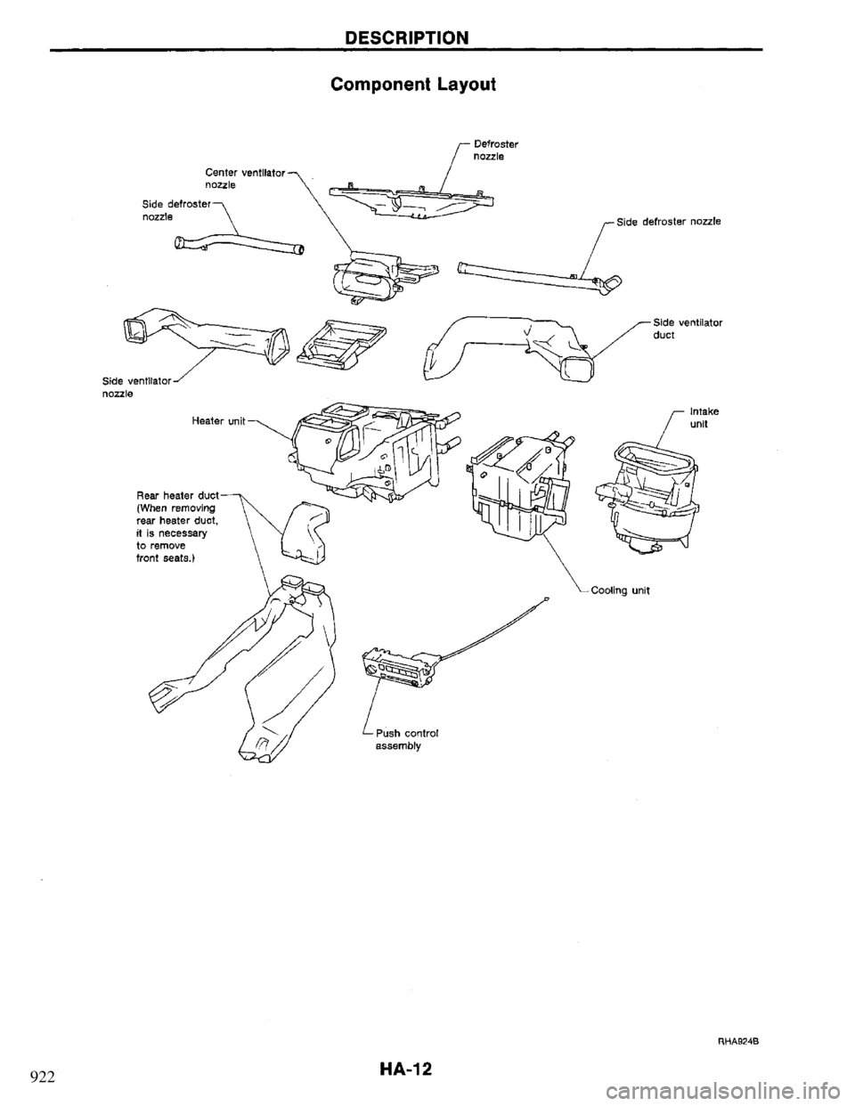 NISSAN PRIMERA 1995  Service Repair Manual 922 