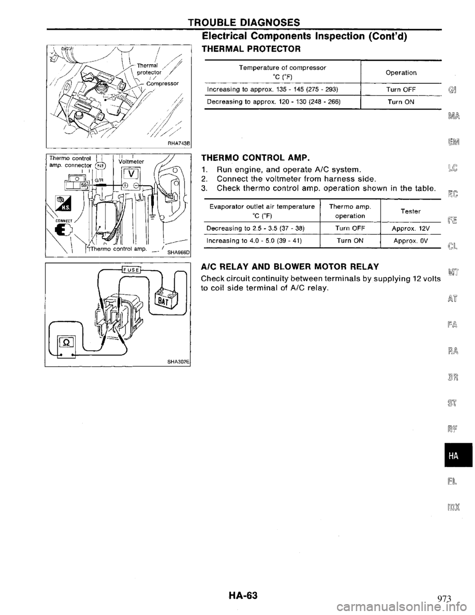 NISSAN PRIMERA 1994  Service Repair Manual 973 