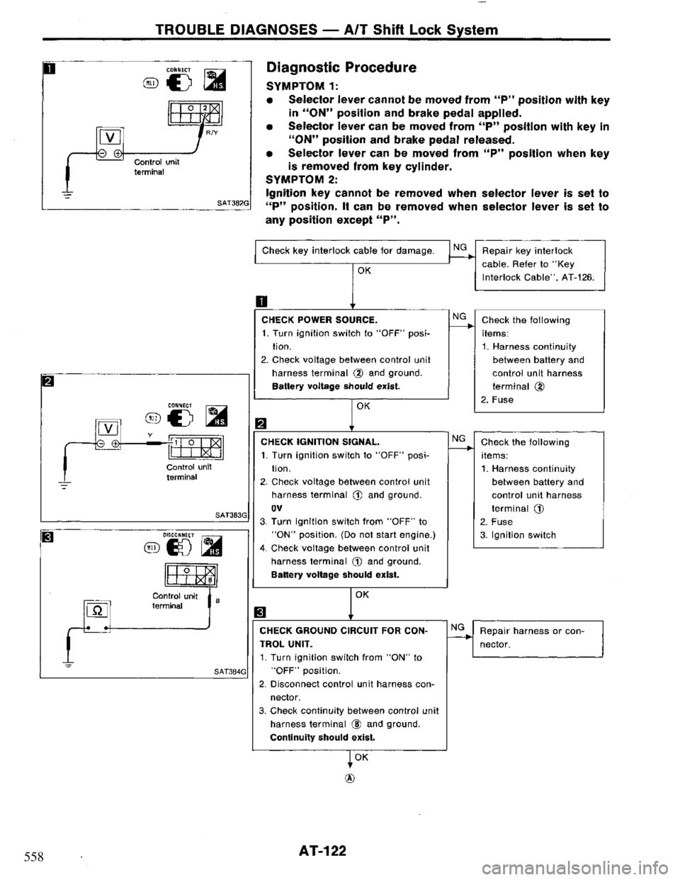 NISSAN PRIMERA 1994  Service Repair Manual 558 