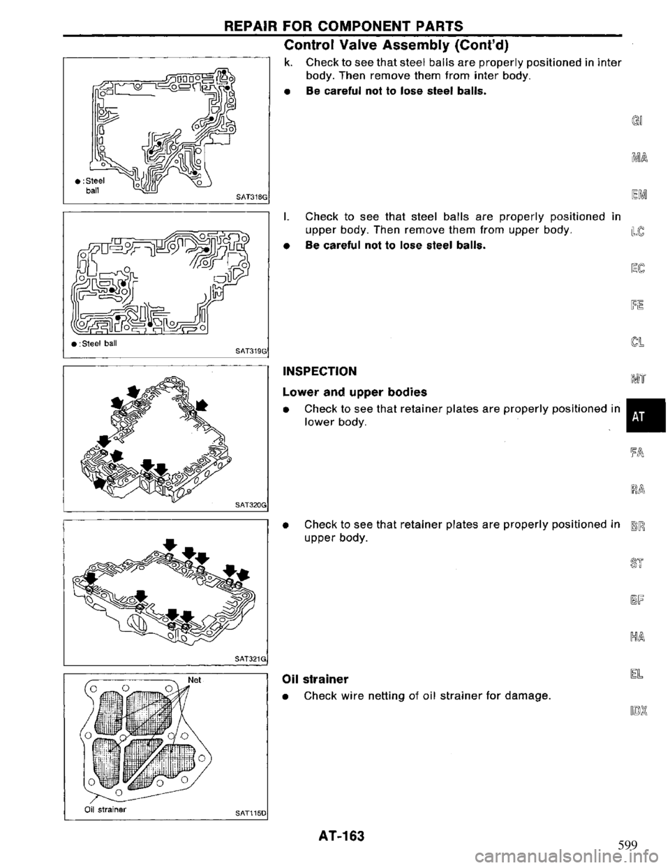 NISSAN PRIMERA 1994  Service Repair Manual 599 