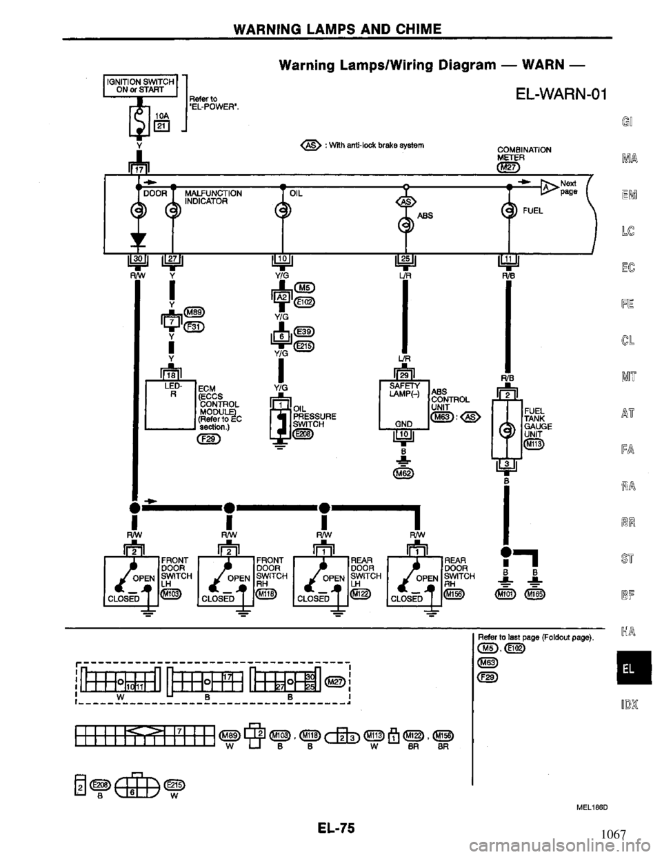 NISSAN PRIMERA 1994  Service Repair Manual 1067 