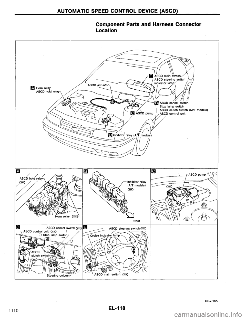 NISSAN PRIMERA 1994  Service Repair Manual 1110 