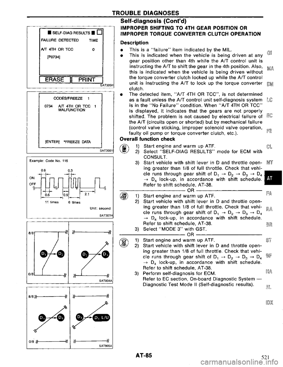 NISSAN PRIMERA 1994  Service Repair Manual 521 