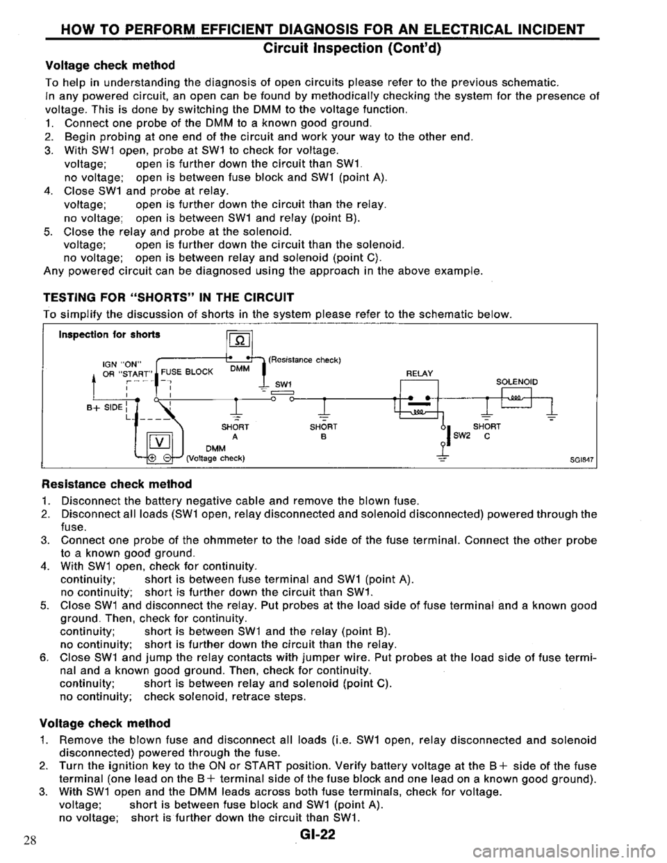 NISSAN PRIMERA 1994  Service Repair Manual 28 