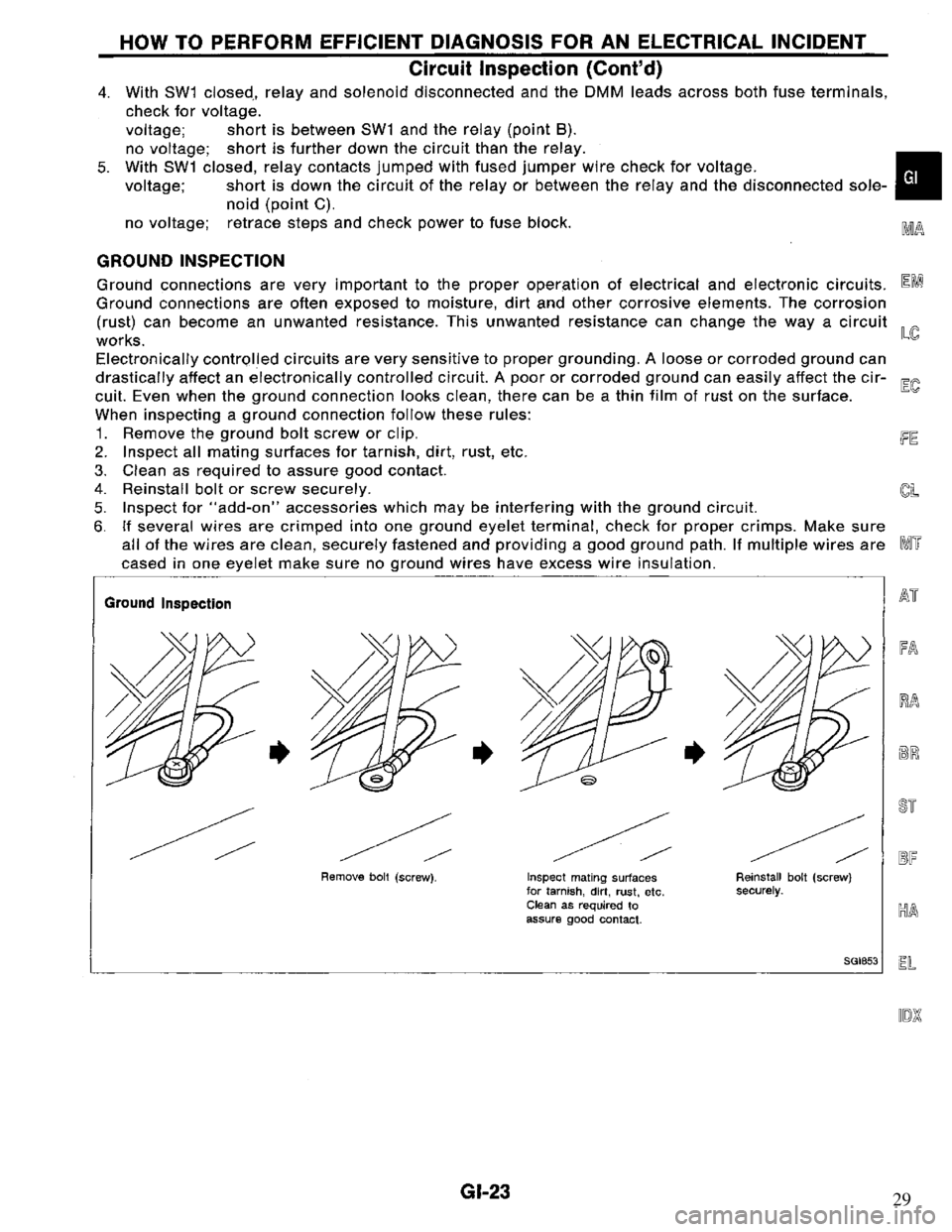 NISSAN PRIMERA 1994  Service Repair Manual 29 