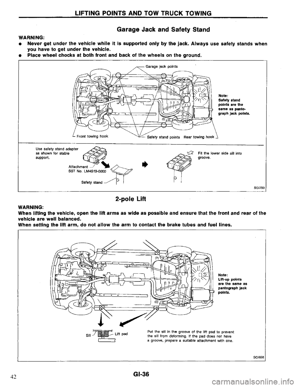 NISSAN PRIMERA 1994  Service Repair Manual 42 
