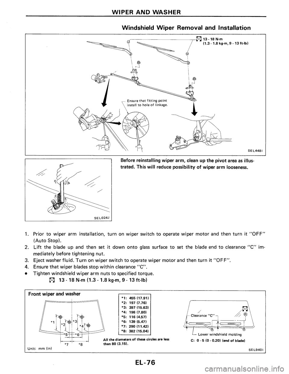 NISSAN PULSAR 1986  Service Manual 