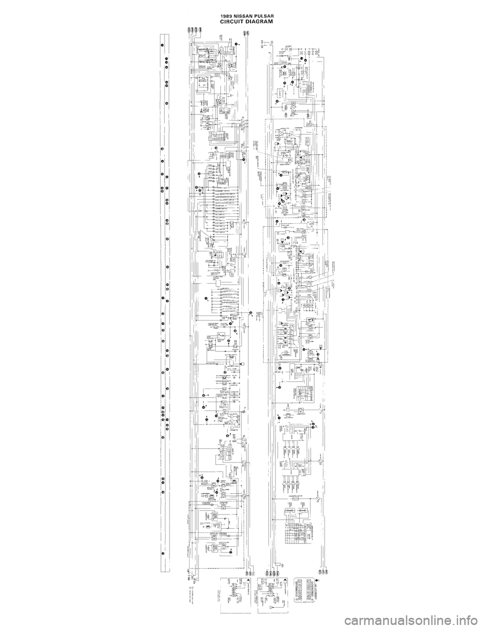 NISSAN PULSAR 1986  Service Manual 