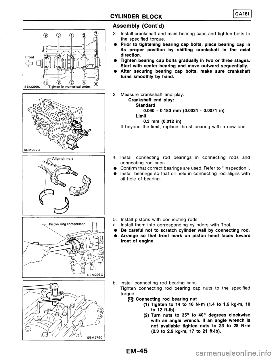 NISSAN PULSAR 1986  Service Manual 