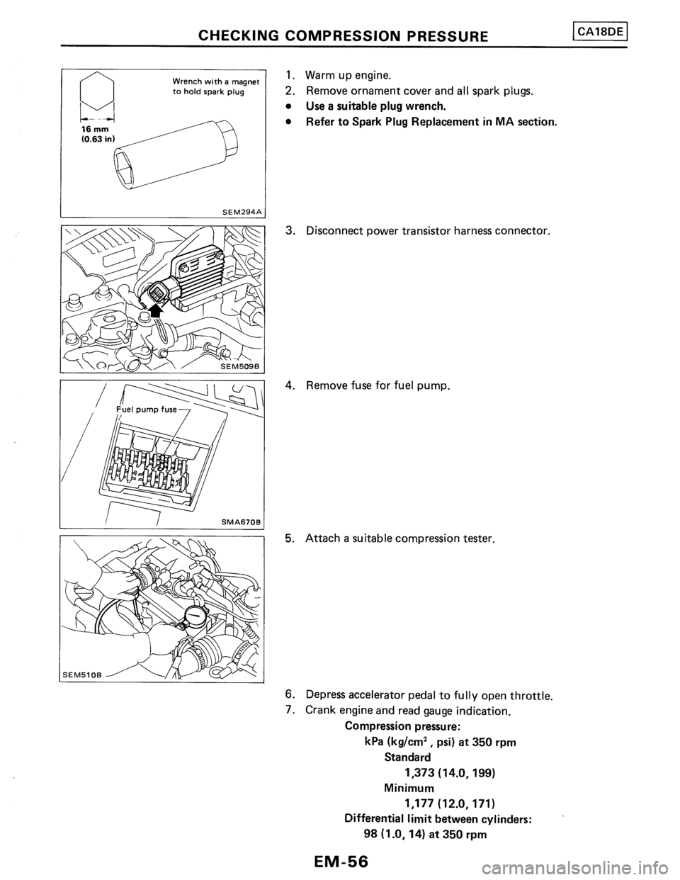 NISSAN PULSAR 1986  Service Manual 