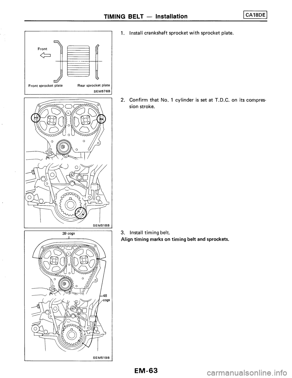 NISSAN PULSAR 1986  Service Manual 