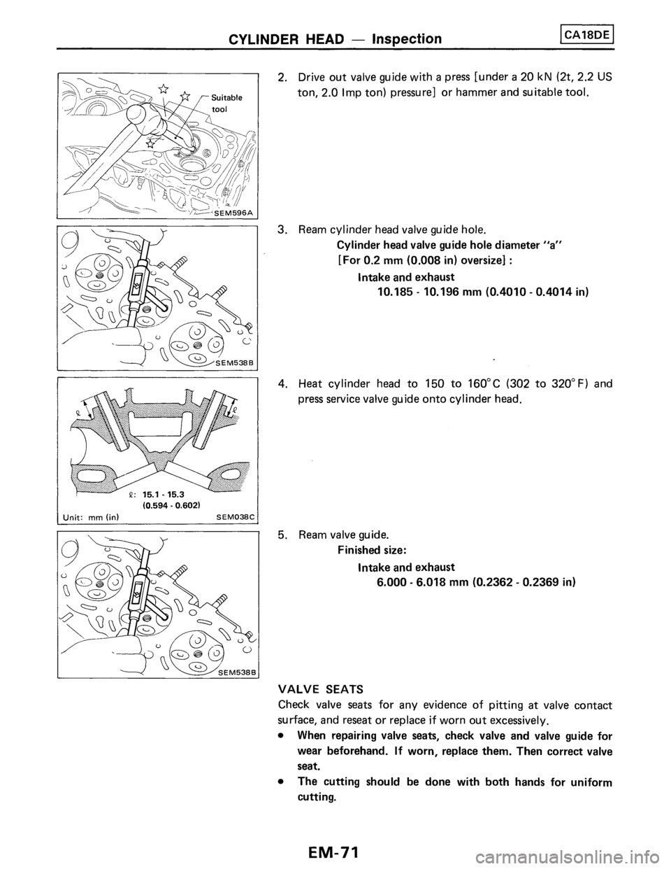 NISSAN PULSAR 1986  Service Manual 