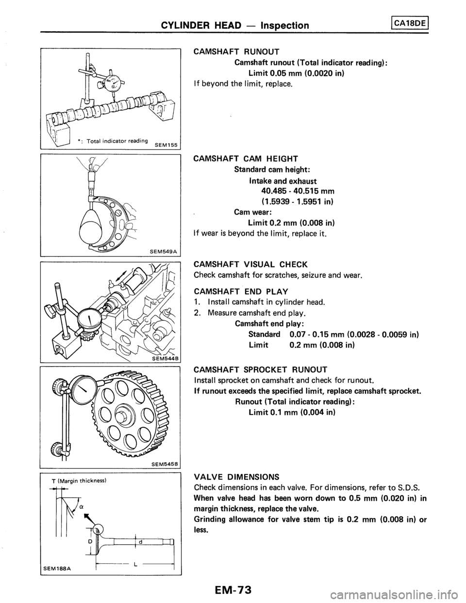 NISSAN PULSAR 1986  Service Manual 