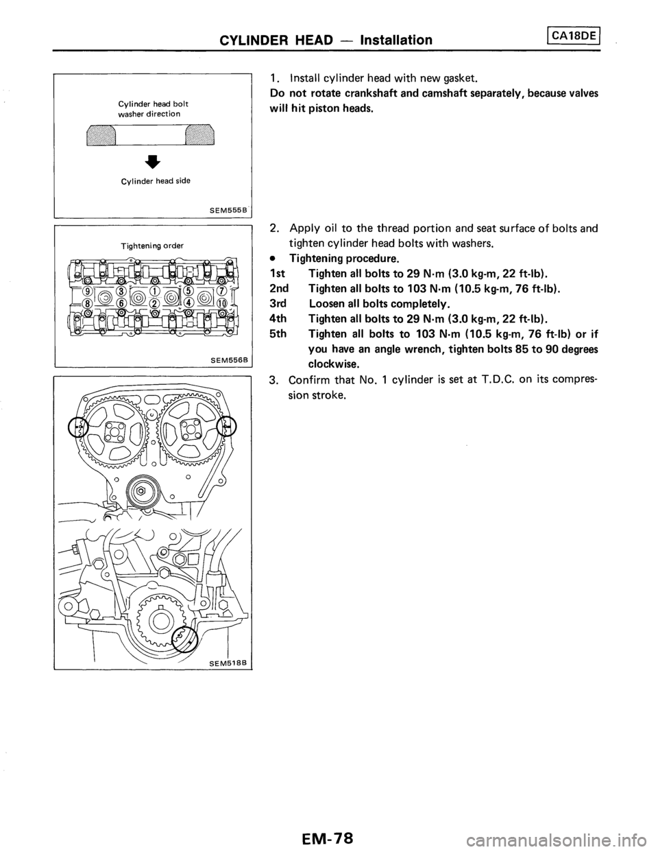 NISSAN PULSAR 1986  Service Manual 