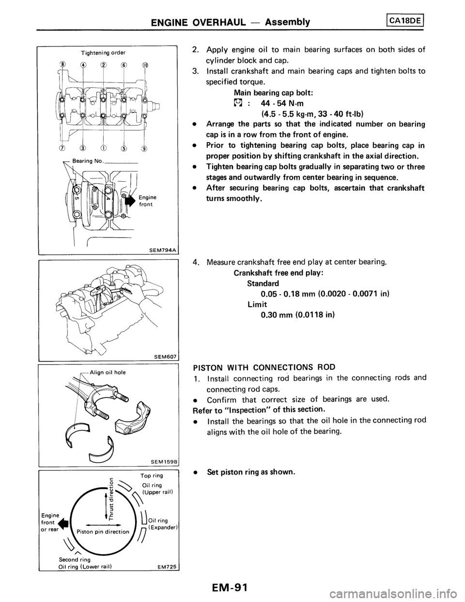 NISSAN PULSAR 1986  Service Manual 