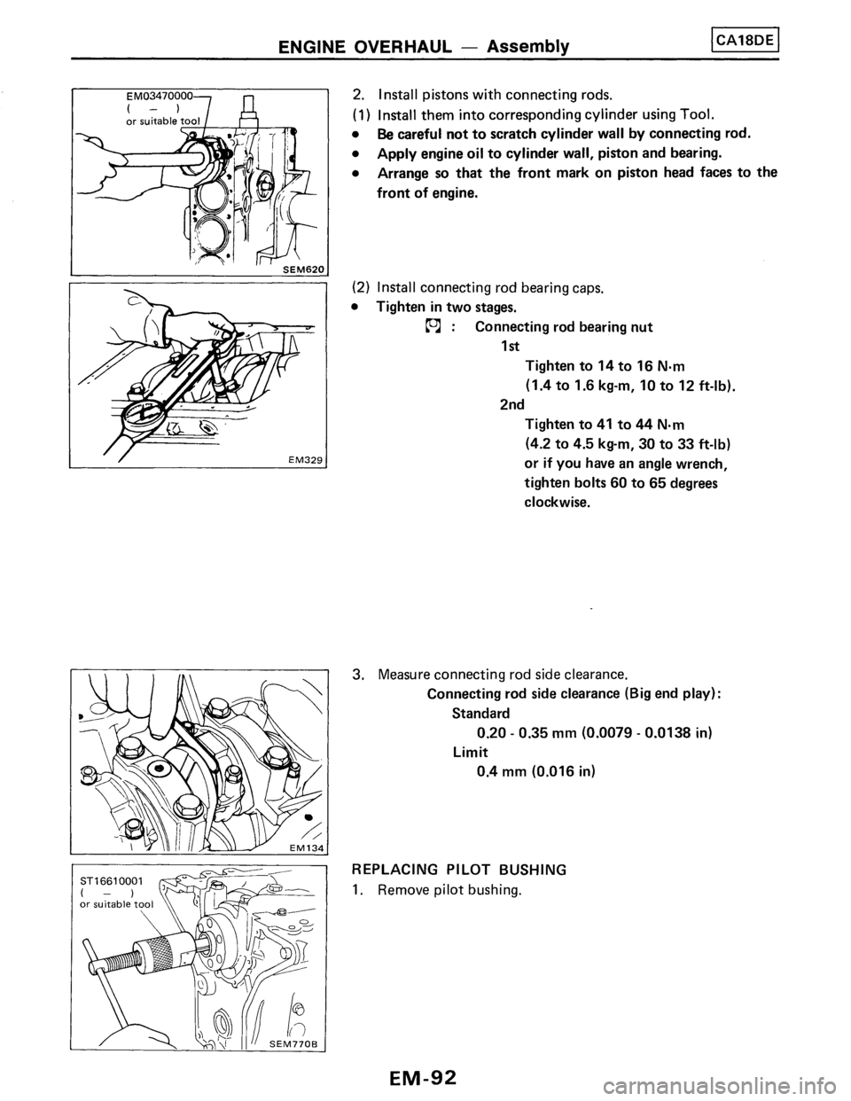 NISSAN PULSAR 1986  Service Manual 