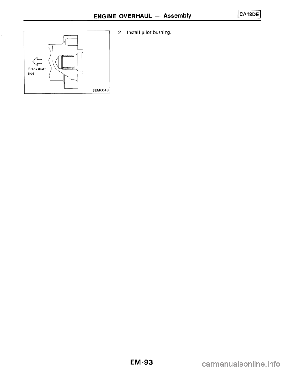 NISSAN PULSAR 1986  Service Manual 