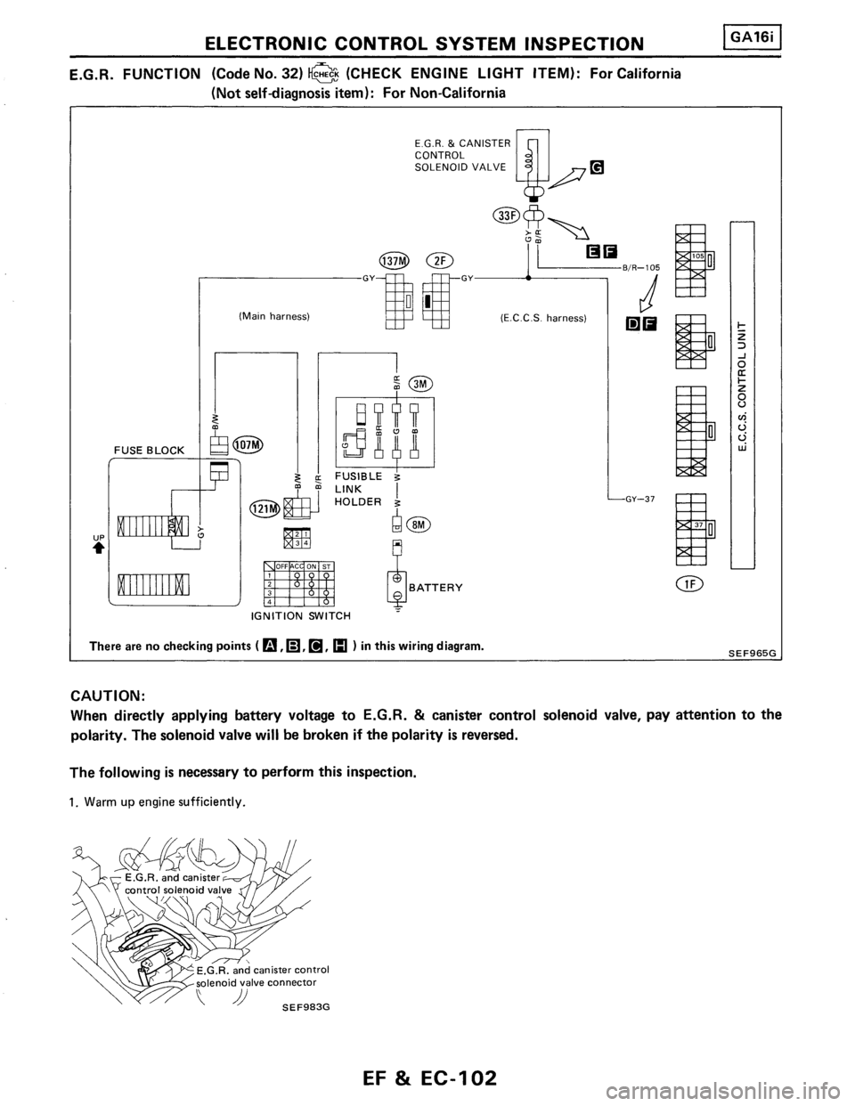 NISSAN PULSAR 1986  Service Manual 