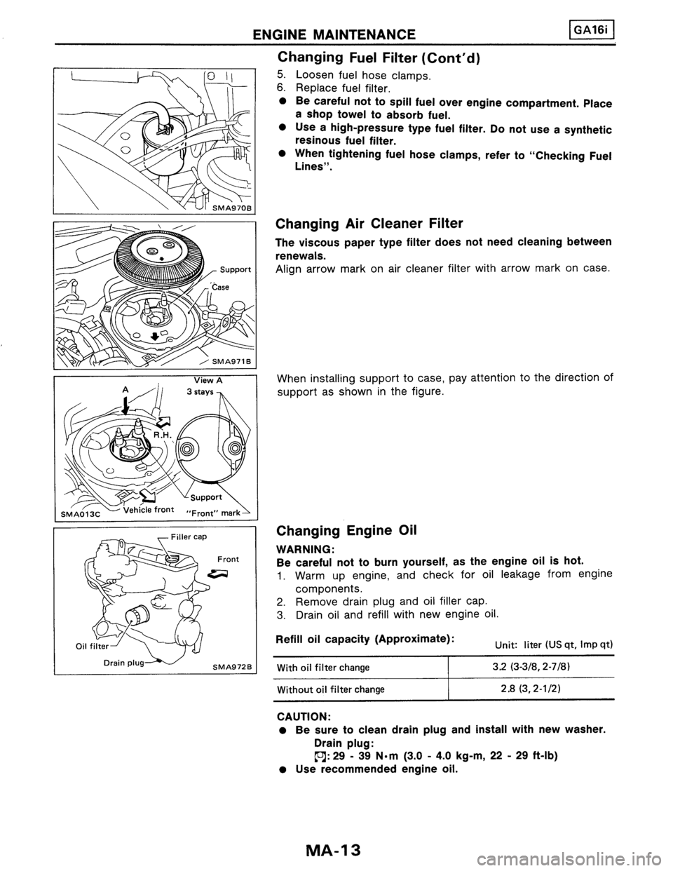 NISSAN PULSAR 1986  Service Manual 
