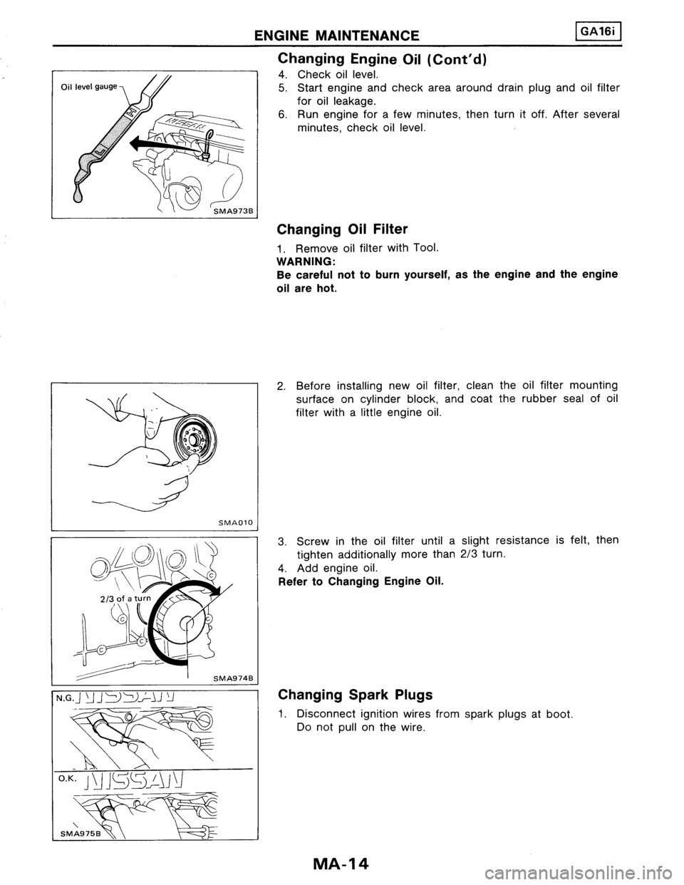 NISSAN PULSAR 1986  Service Manual 